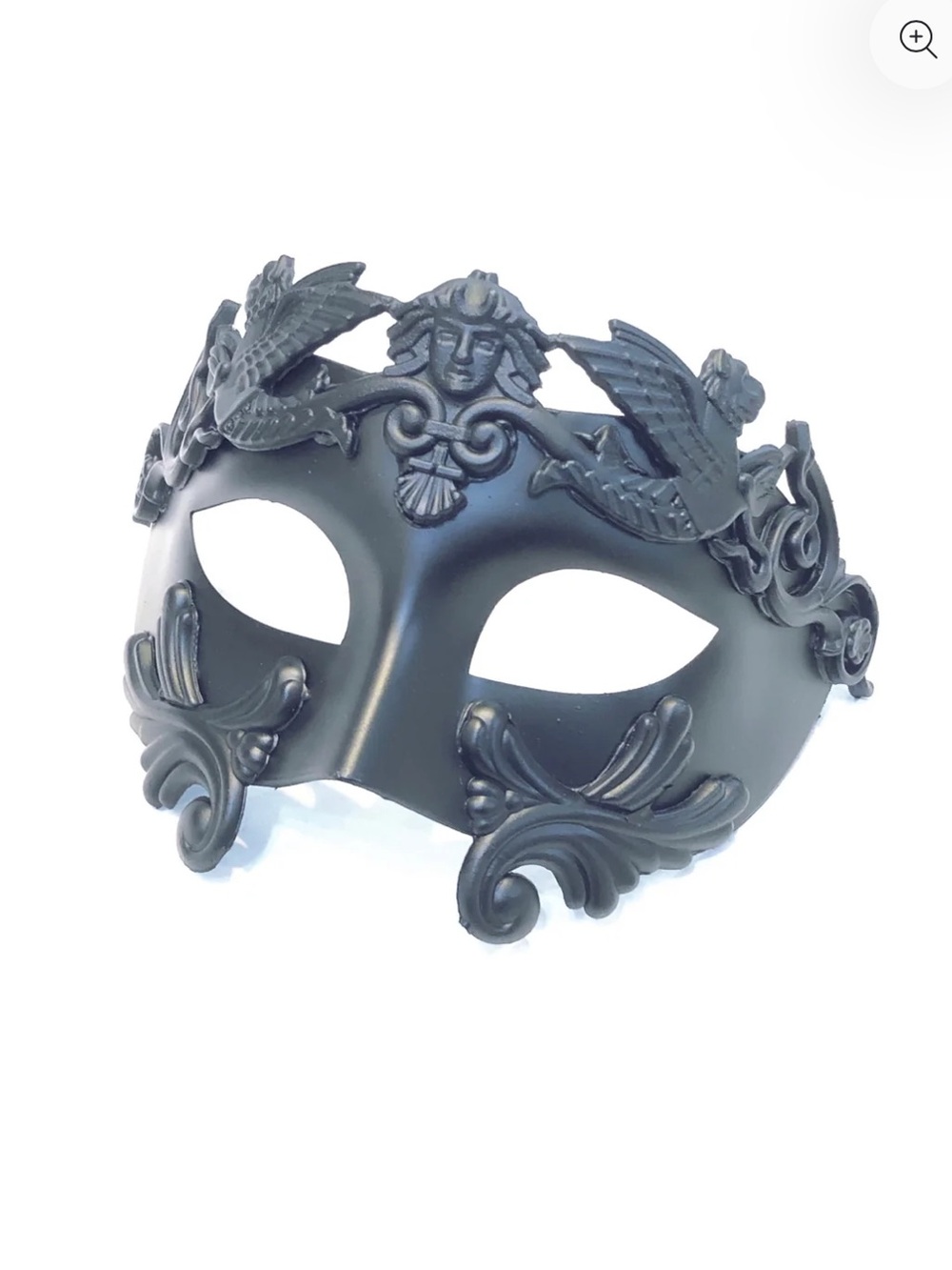 Masquerade Black Baroque Venetian Men's / Women’s Mask